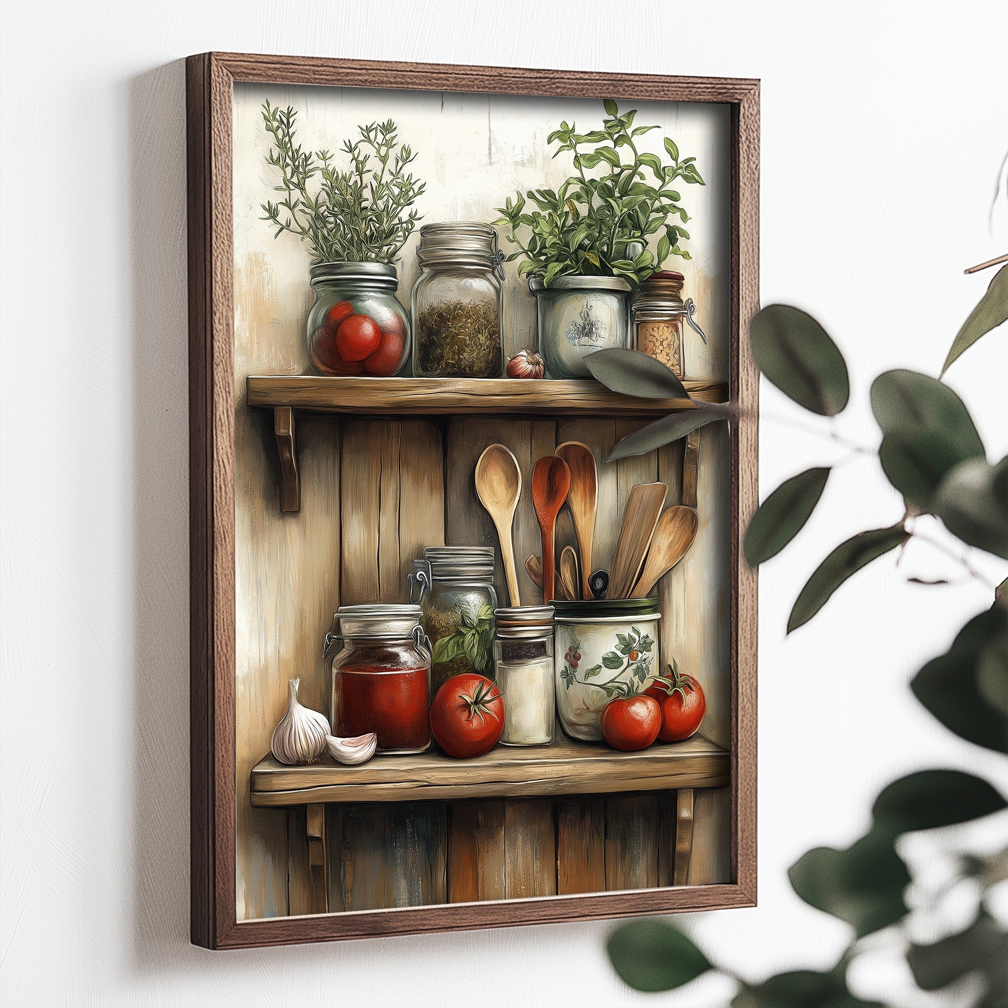 Quadro Decorativo MDF Emoldurado Multicolor TUN118-L - Impressão UV em Madeira de Pinho 35x47cm