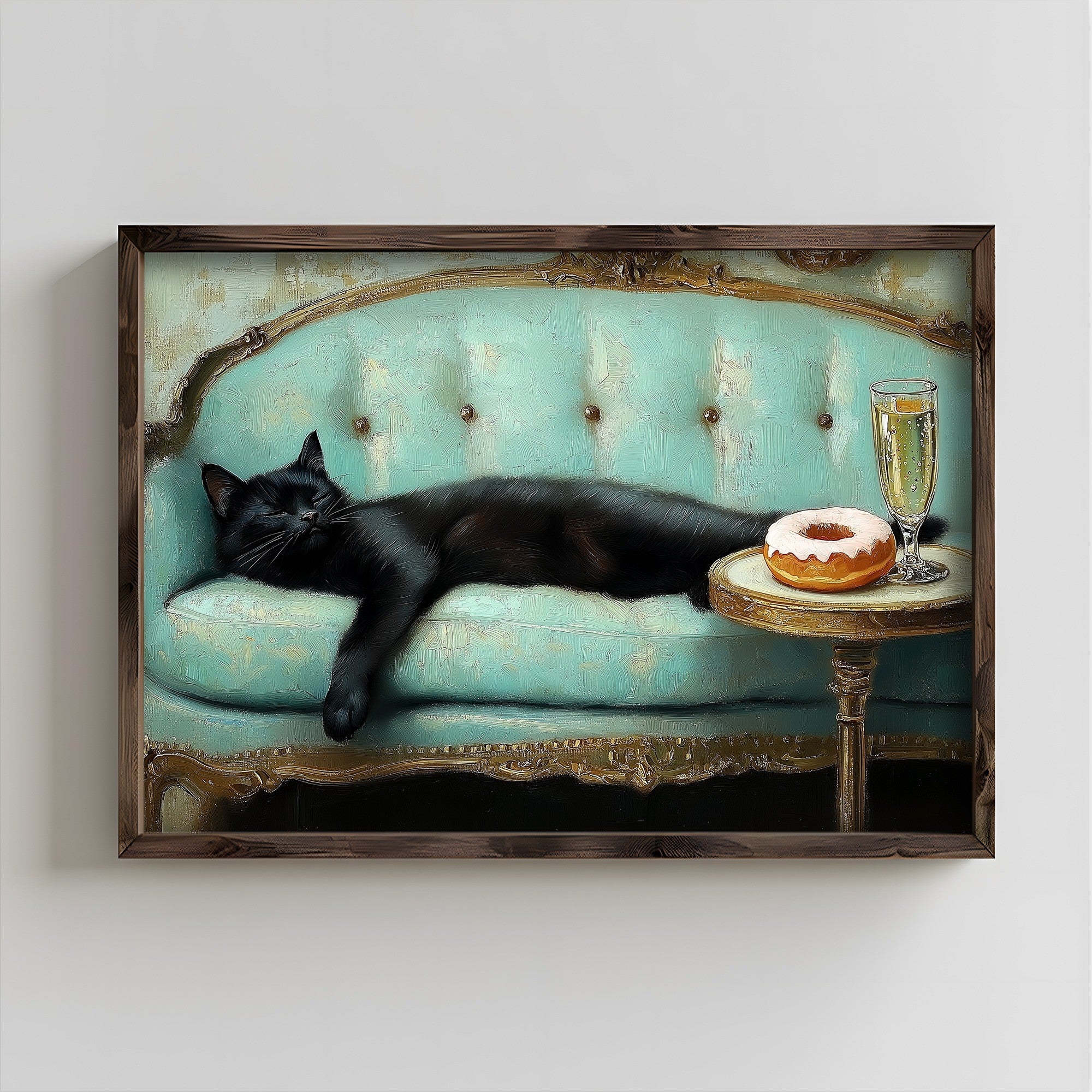 Quadro Decorativo MDF Emoldurado Multicolor TUN121-L - Impressão UV em Madeira de Pinho 35x47cm