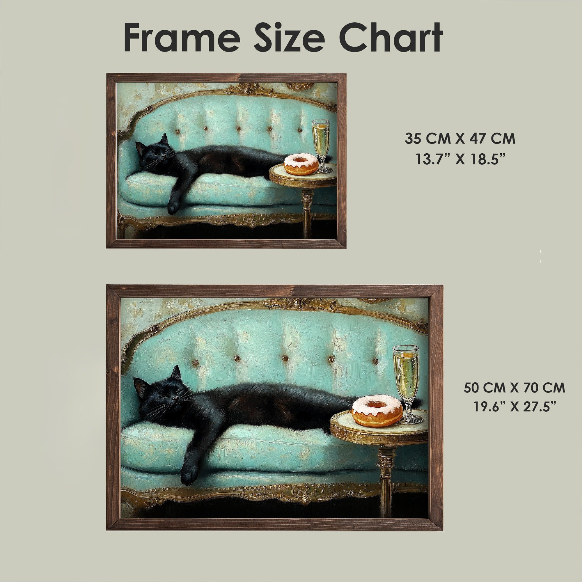 Quadro Decorativo MDF Emoldurado Multicolor TUN121-L - Impressão UV em Madeira de Pinho 35x47cm