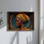 Quadro Decorativo MDF Emoldurado Multicolor TUN122-L - Impressão UV em Madeira de Pinho 35x47cm