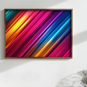 Quadro Decorativo MDF Emoldurado Multicolor TUN123-L - Impressão UV em Madeira de Pinho 35x47cm