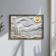 Quadro Decorativo MDF Emoldurado Multicolor TUN124-L - Impressão UV em Madeira de Pinho 35x47cm