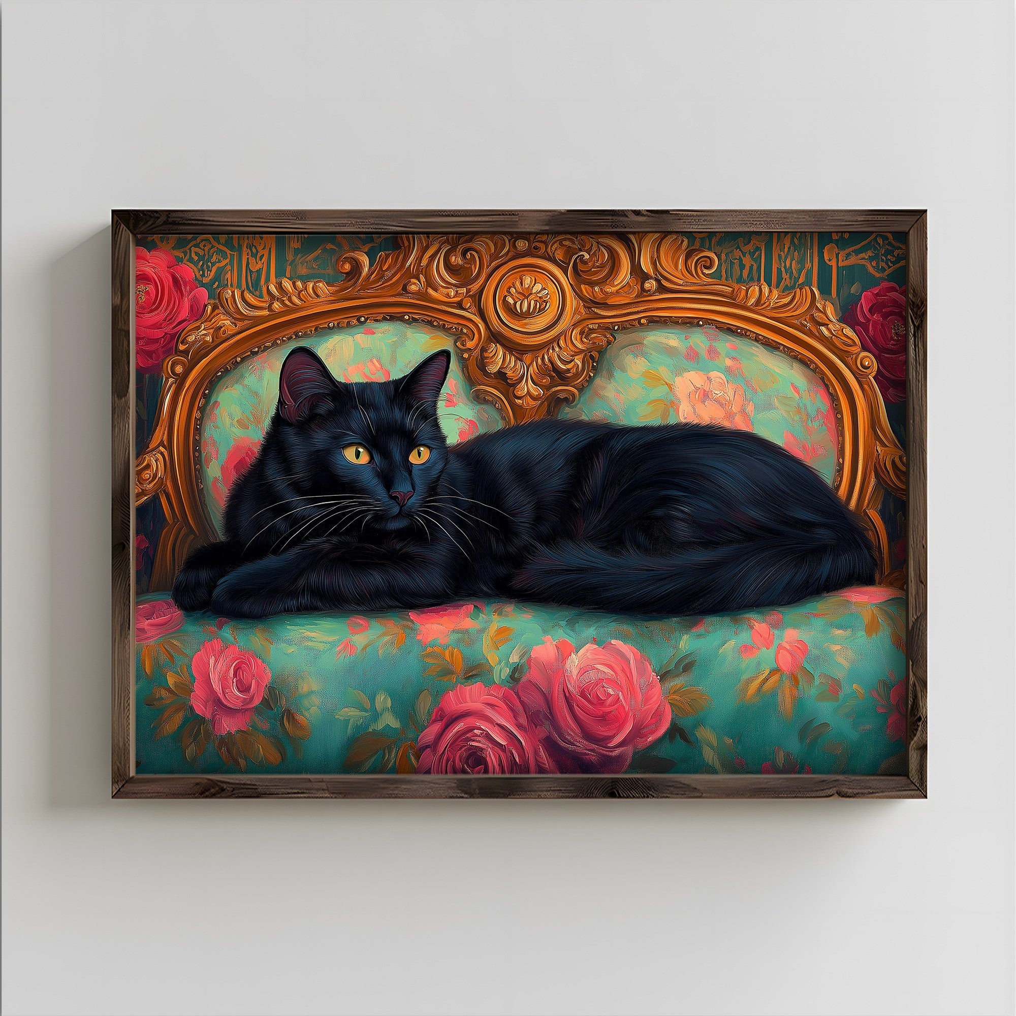 Quadro Decorativo MDF Emoldurado Multicolor TUN125-L - Impressão UV em Madeira de Pinho 35x47cm