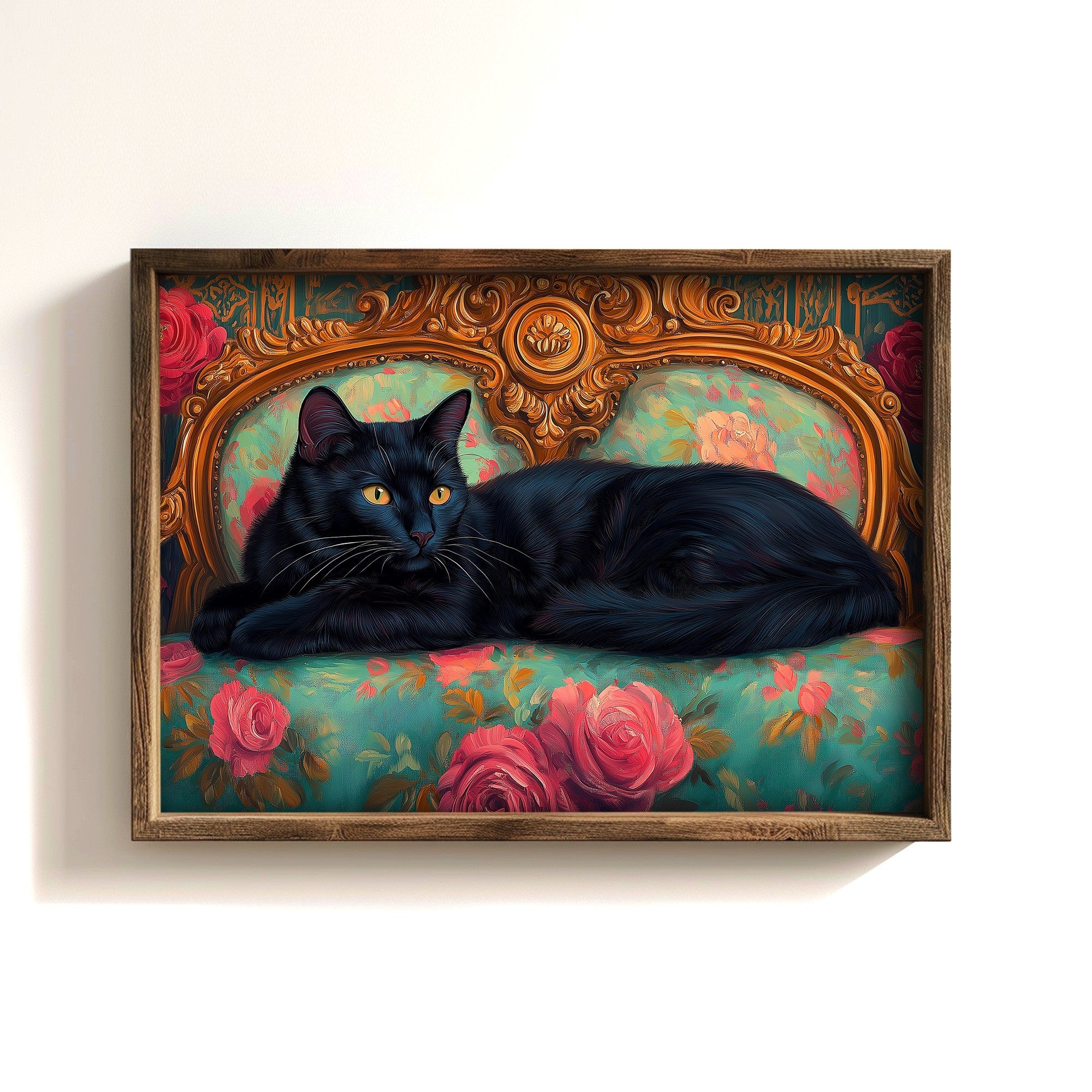 Quadro Decorativo MDF Emoldurado Multicolor TUN125-L - Impressão UV em Madeira de Pinho 35x47cm