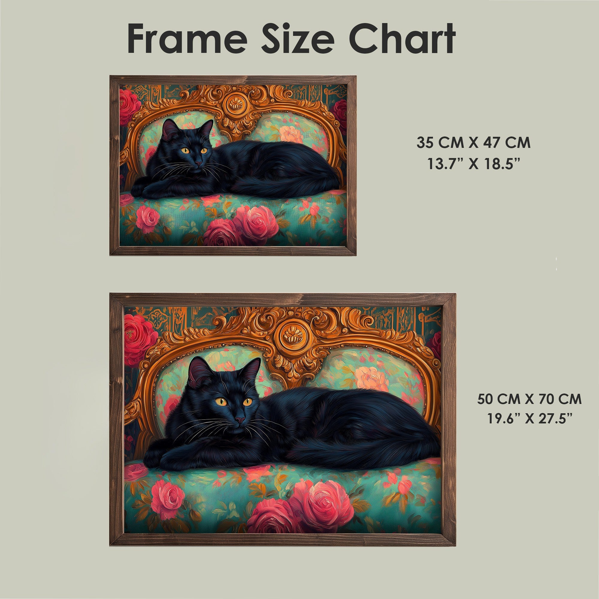 Quadro Decorativo MDF Emoldurado Multicolor TUN125-L - Impressão UV em Madeira de Pinho 35x47cm