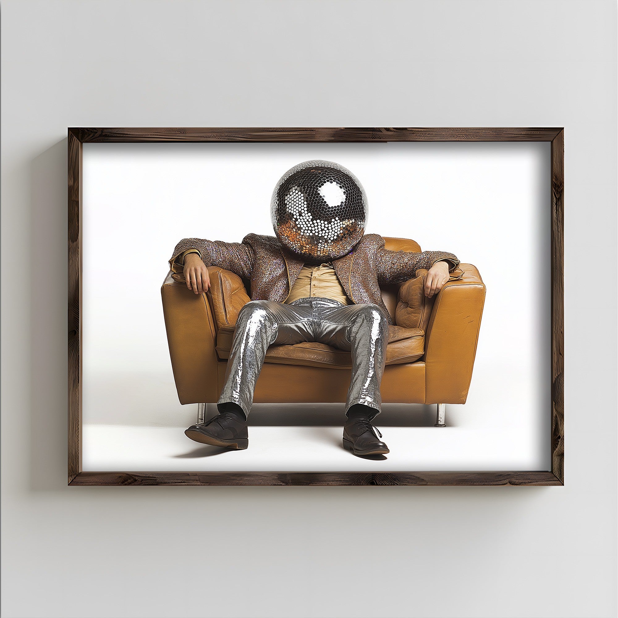 Quadro Decorativo MDF Emoldurado Multicolor TUN128-L - Impressão UV em Madeira de Pinho 35x47cm