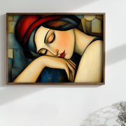 Quadro Decorativo MDF Emoldurado Multicolor TUN129-L - Impressão UV em Madeira de Pinho 35x47cm