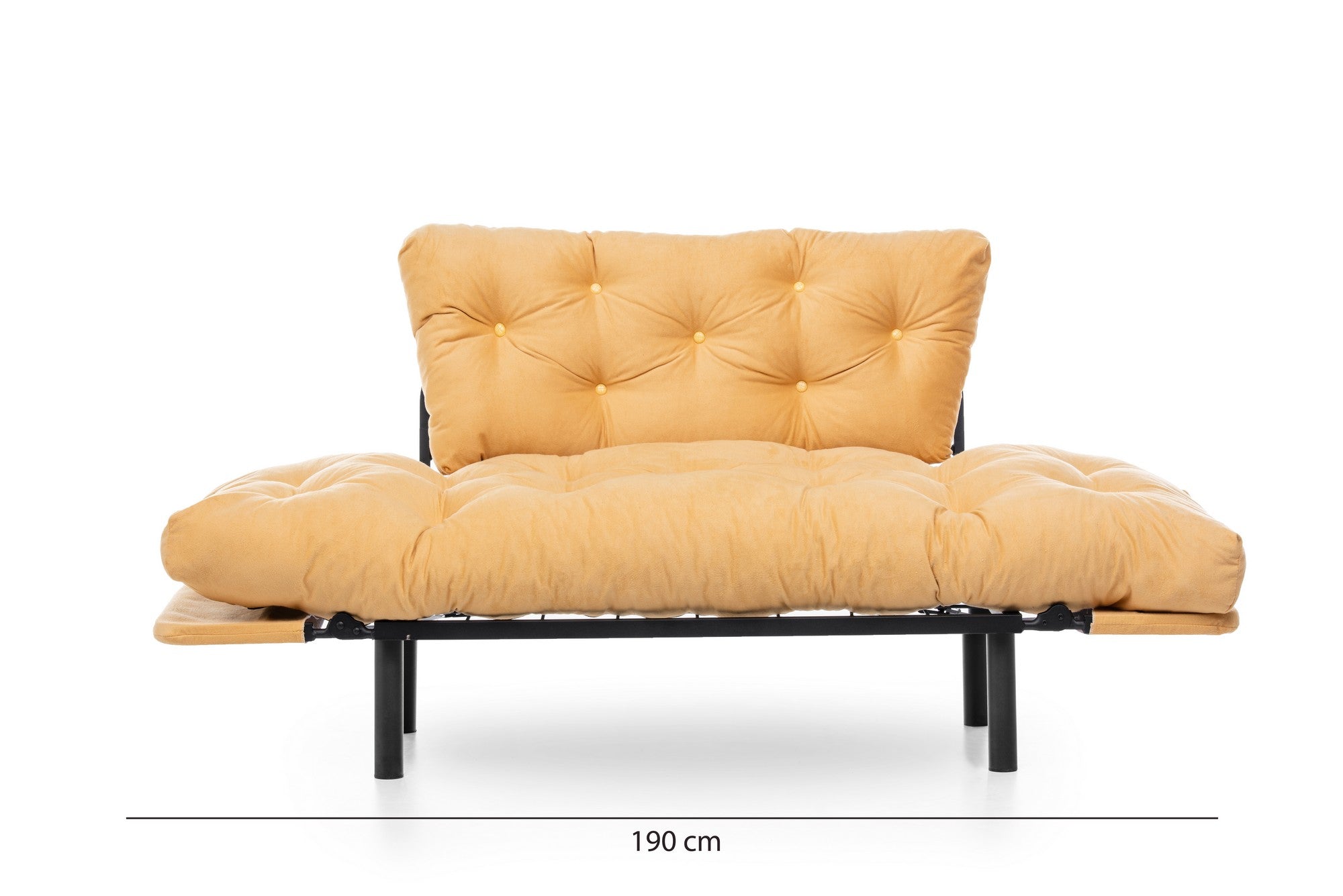 Sofá-cama de 2 lugares-Nitta-Mostarda