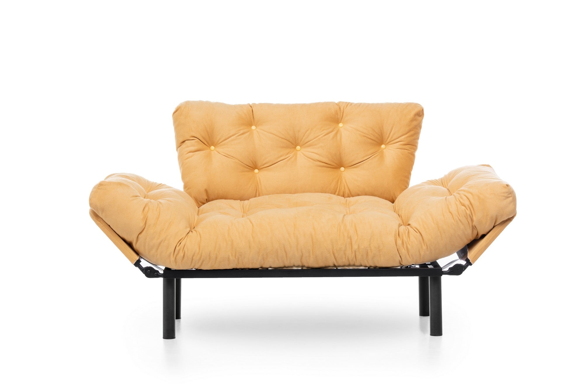 Sofá-cama de 2 lugares-Nitta-Mostarda