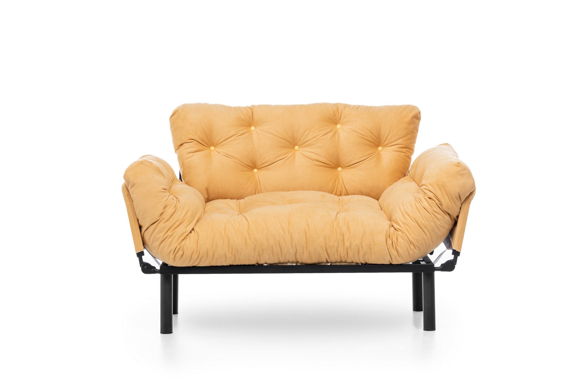 Sofá-cama de 2 lugares-Nitta-Mostarda