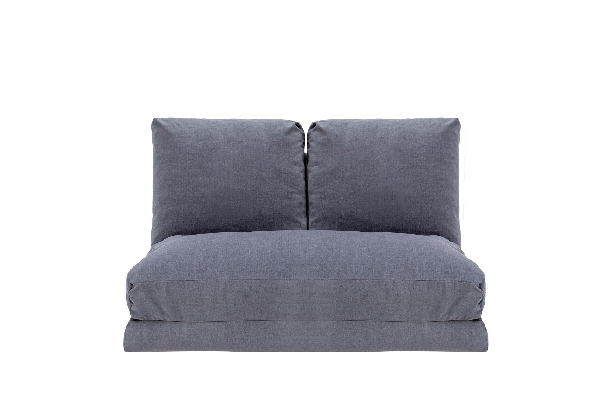 Sofá-cama de 2 lugares-Taida-Cinza