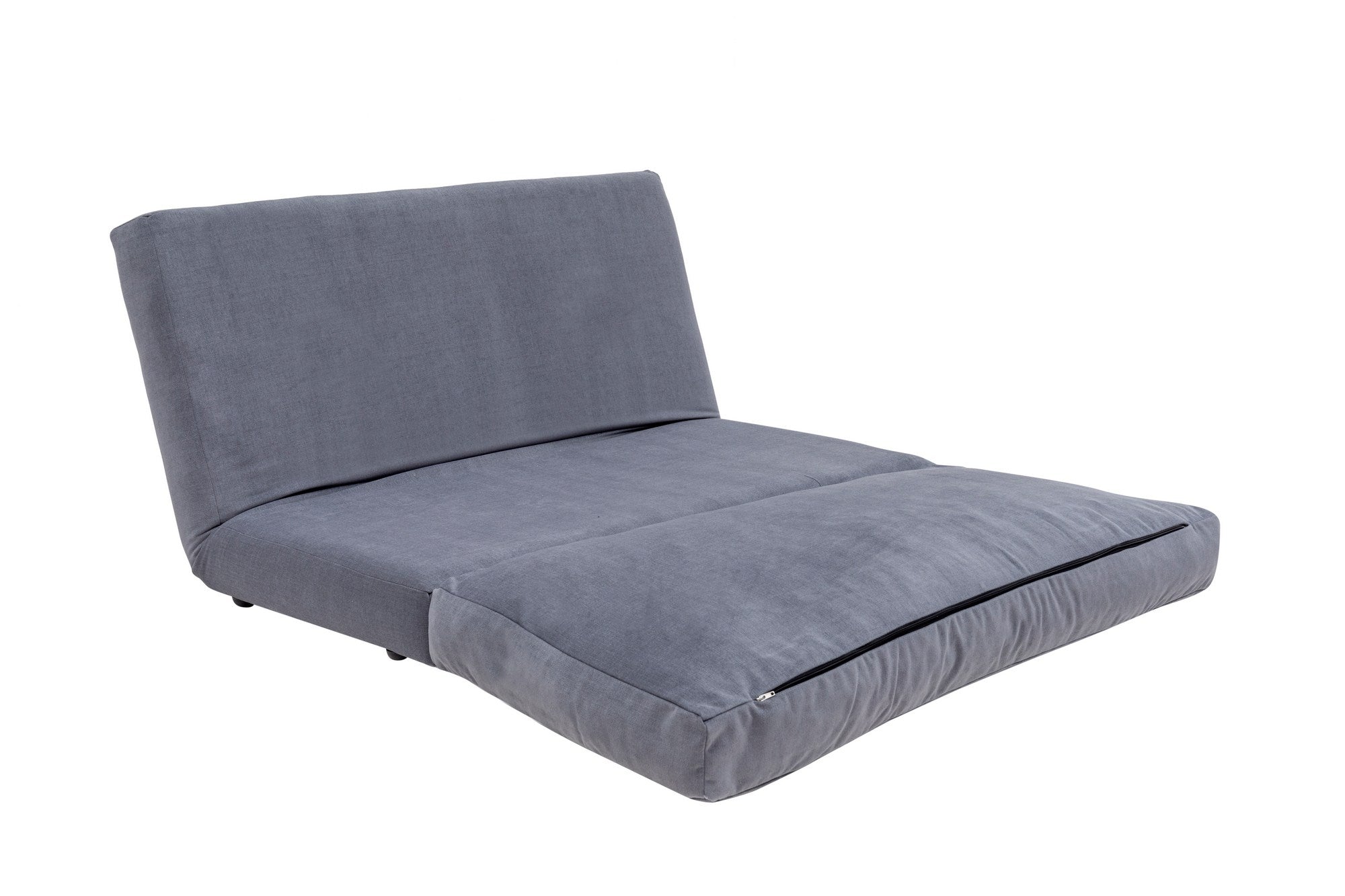 Sofá-cama de 2 lugares-Taida-Cinza