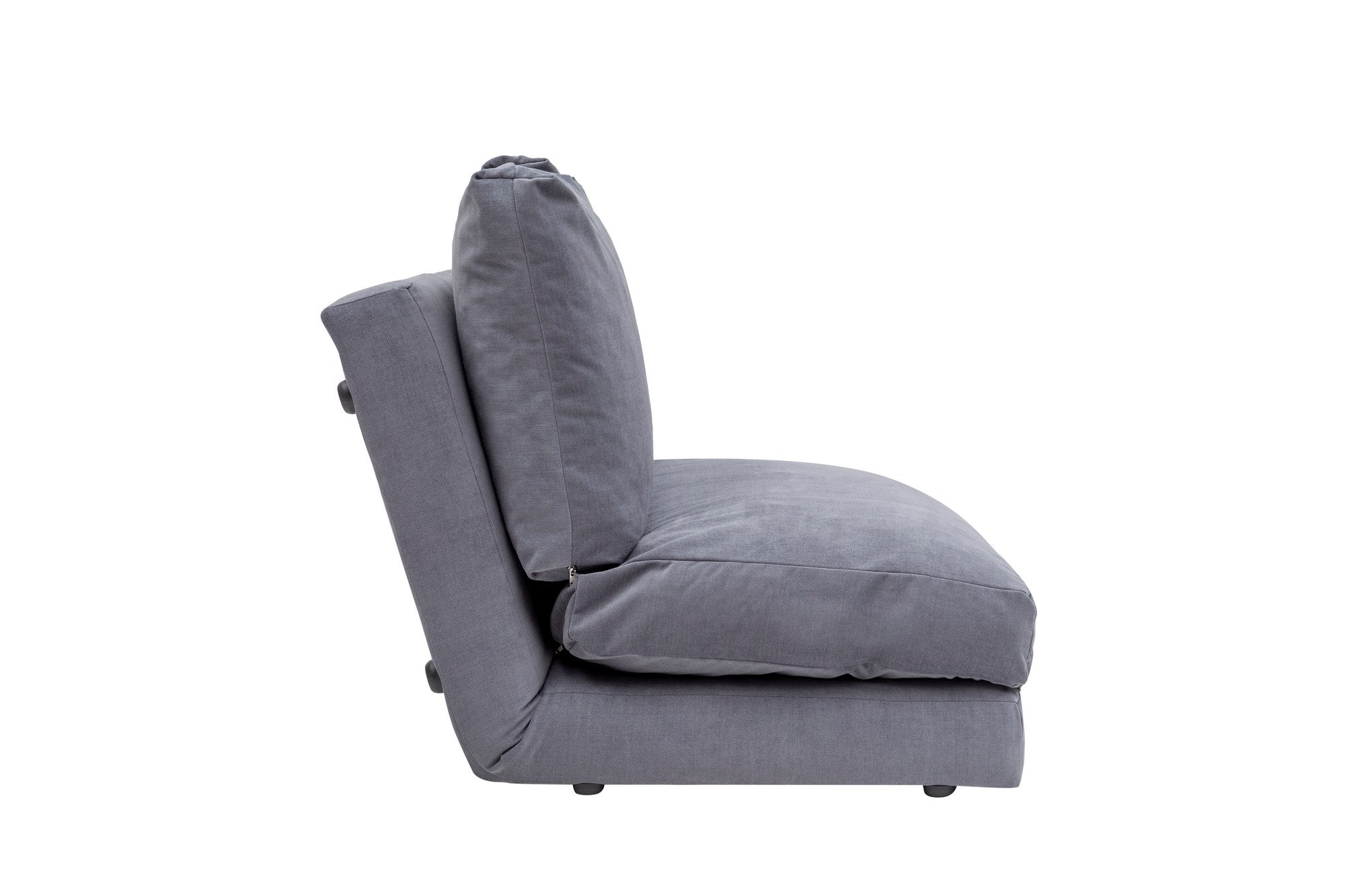Sofá-cama de 2 lugares-Taida-Cinza