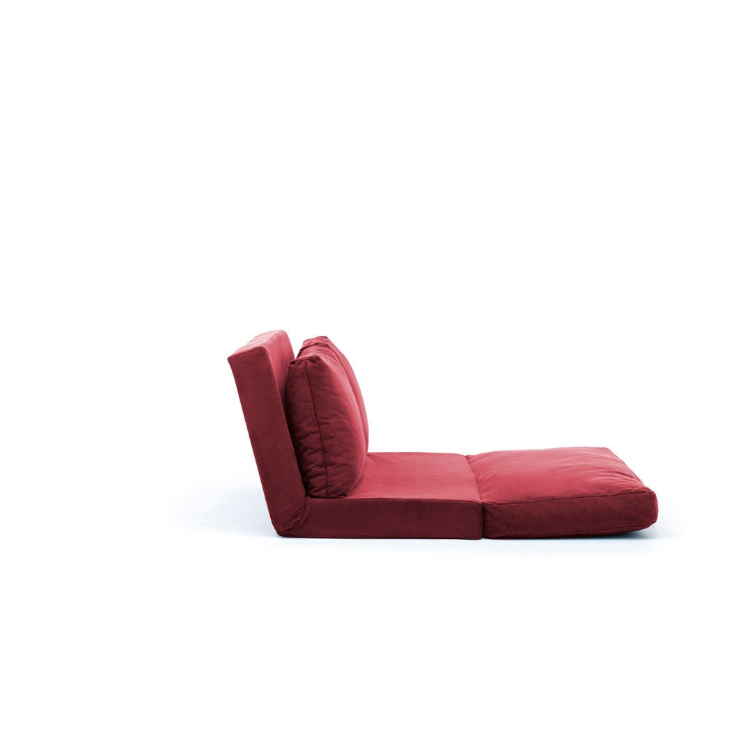 Sofá-cama de 2 lugares-Taida-Marrom