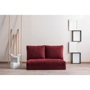 Sofá-cama de 2 lugares-Taida-Marrom