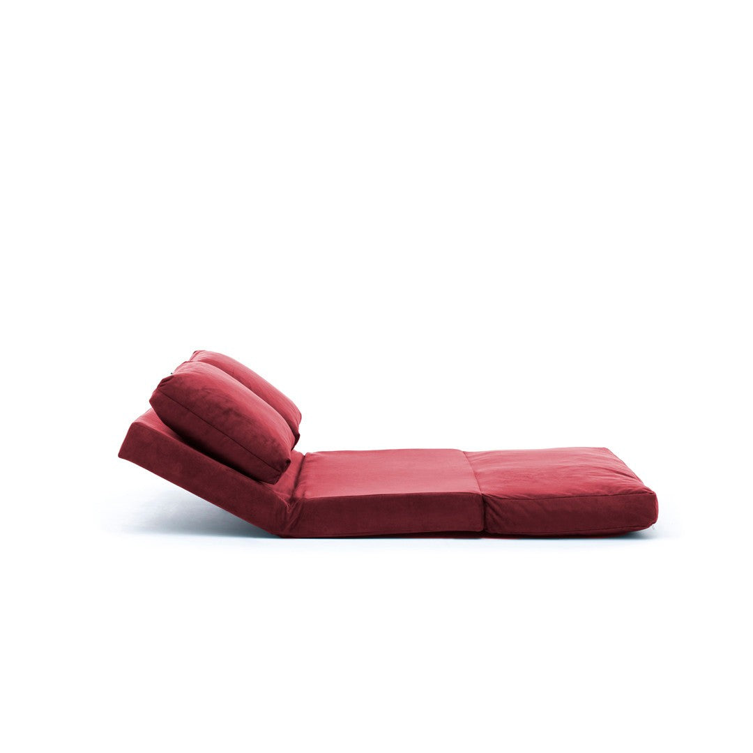 Sofá-cama de 2 lugares-Taida-Marrom
