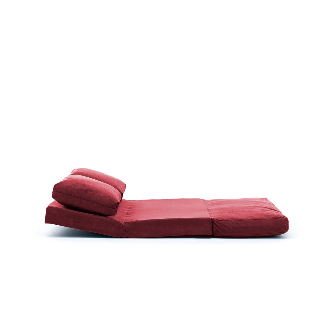 Sofá-cama de 2 lugares-Taida-Marrom