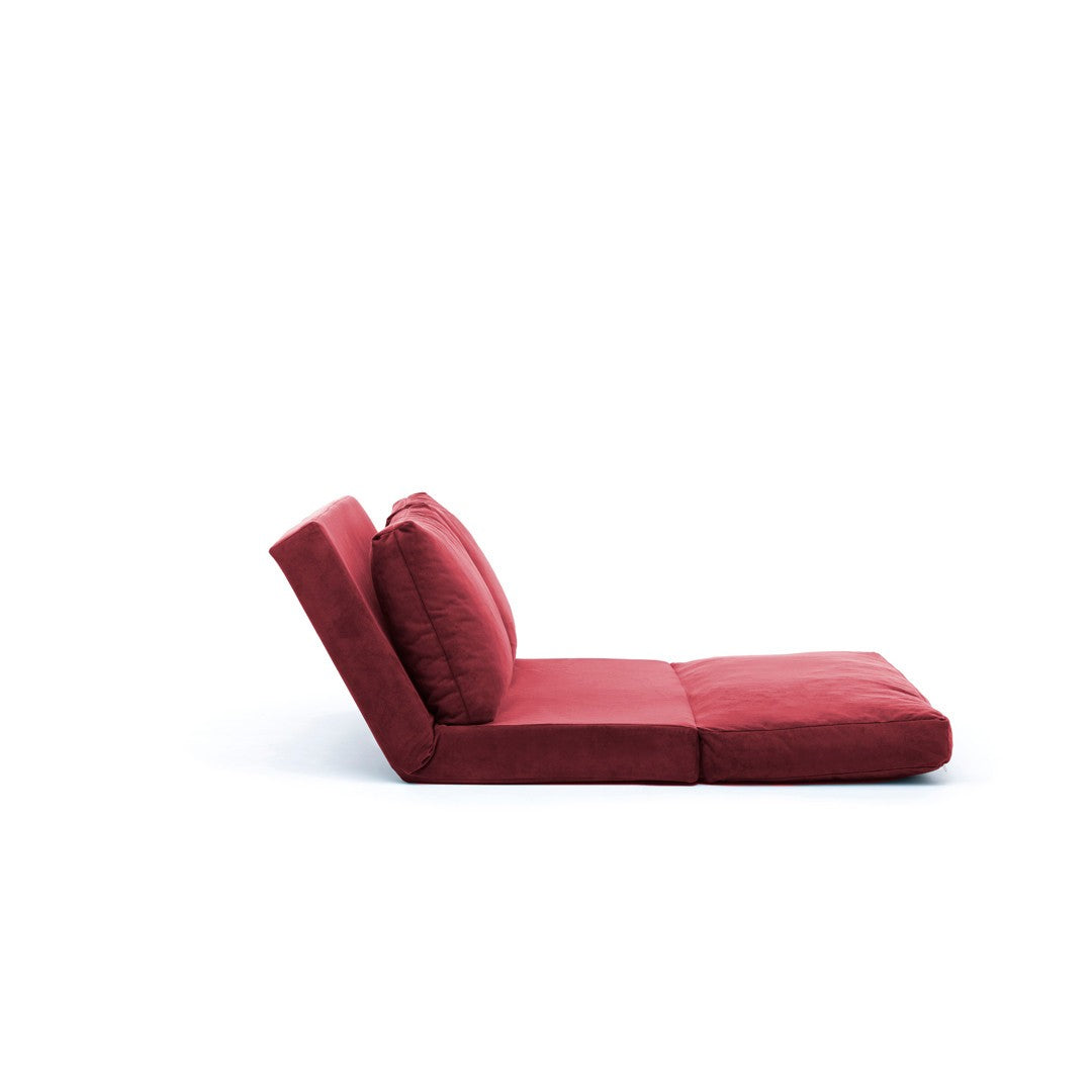 Sofá-cama de 2 lugares-Taida-Marrom