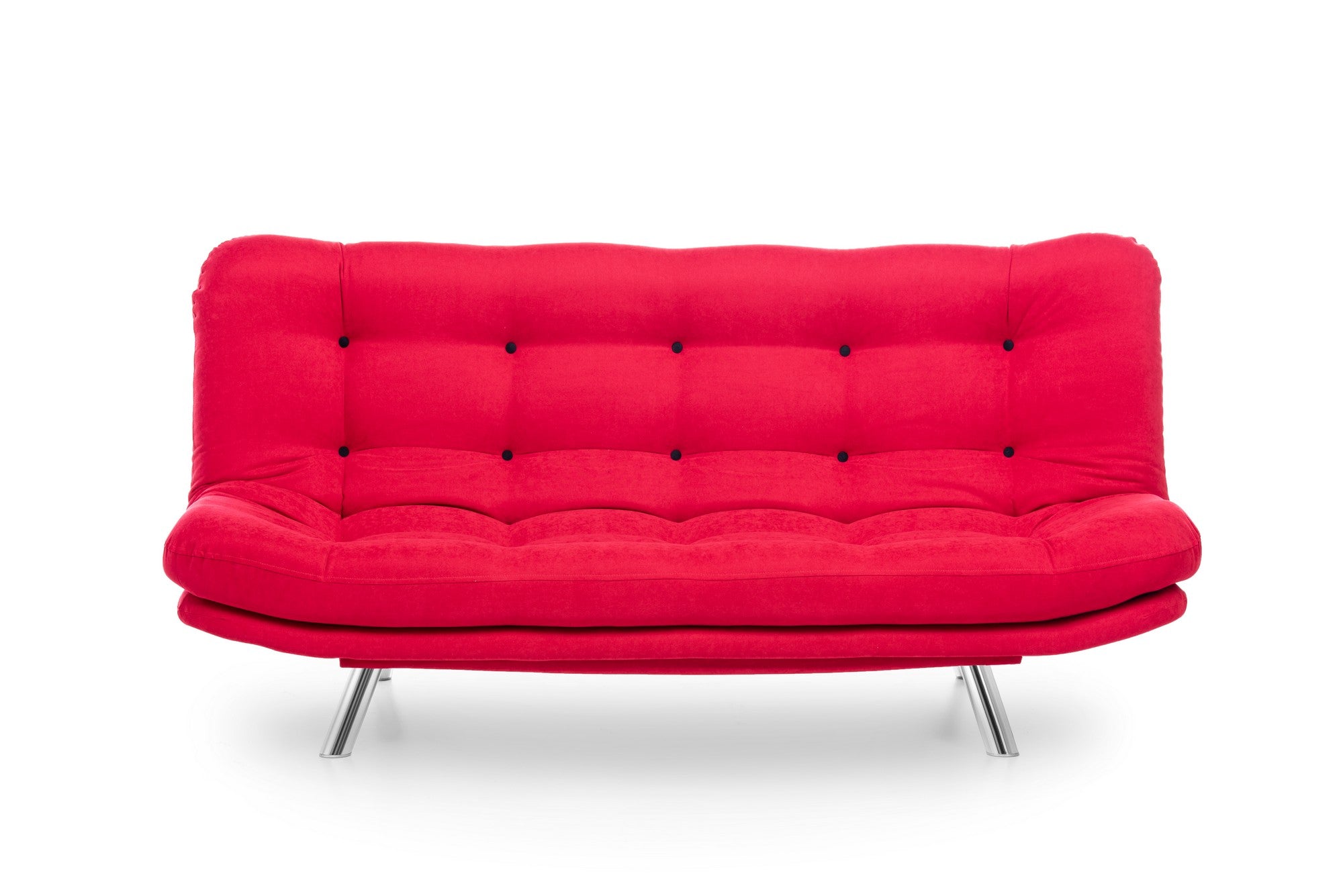 Sofá-cama de 3 lugares-Misa-Vermelho