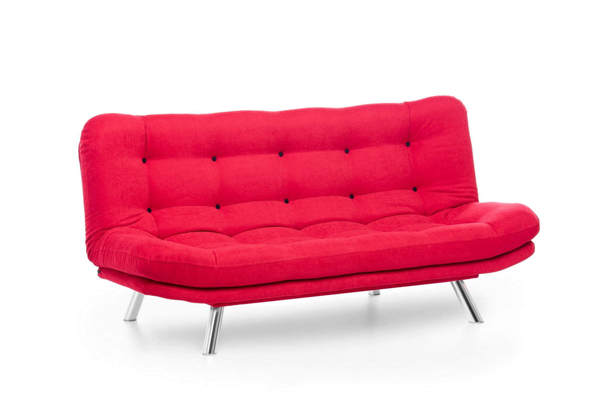 Sofá-cama de 3 lugares-Misa-Vermelho