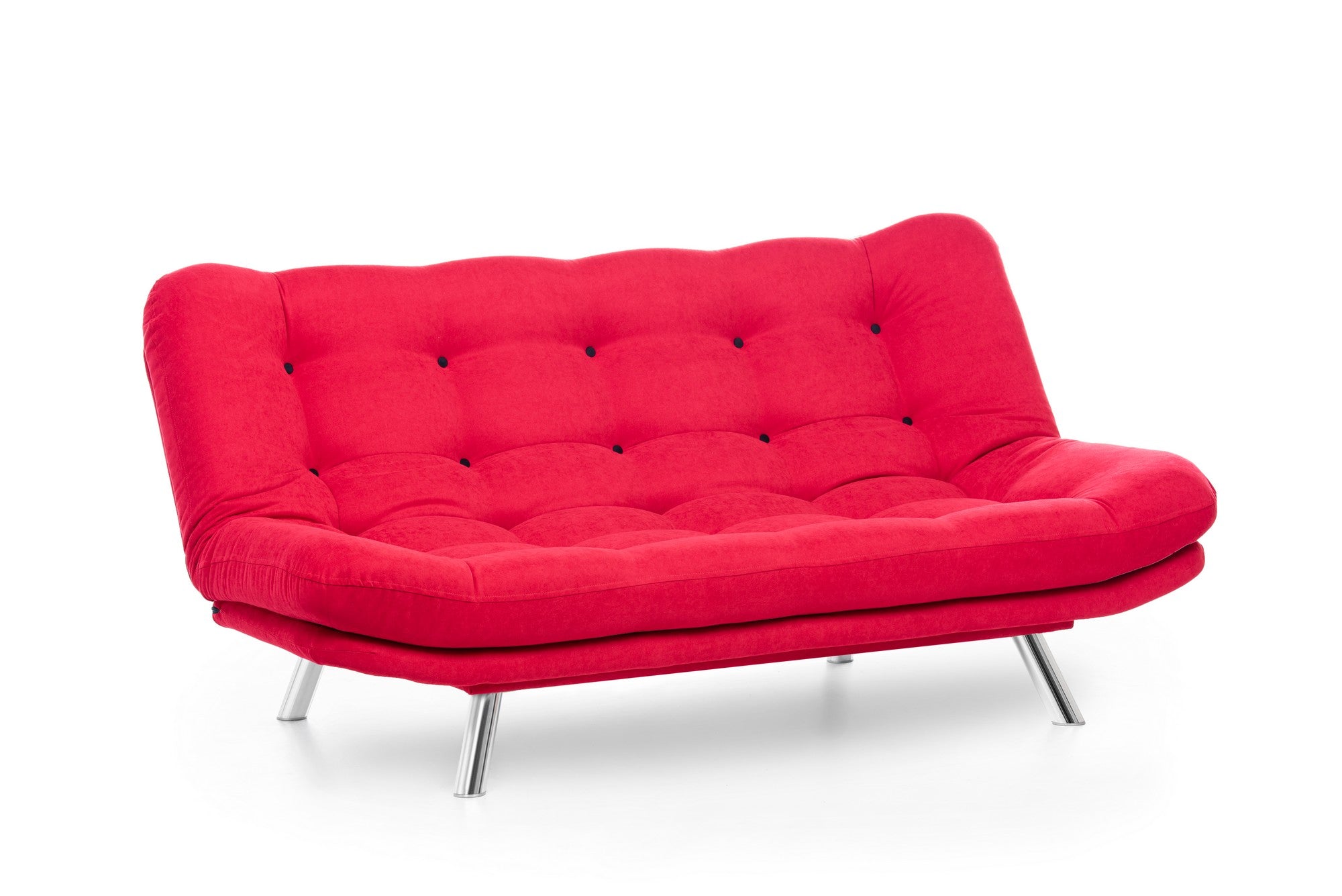 Sofá-cama de 3 lugares-Misa-Vermelho