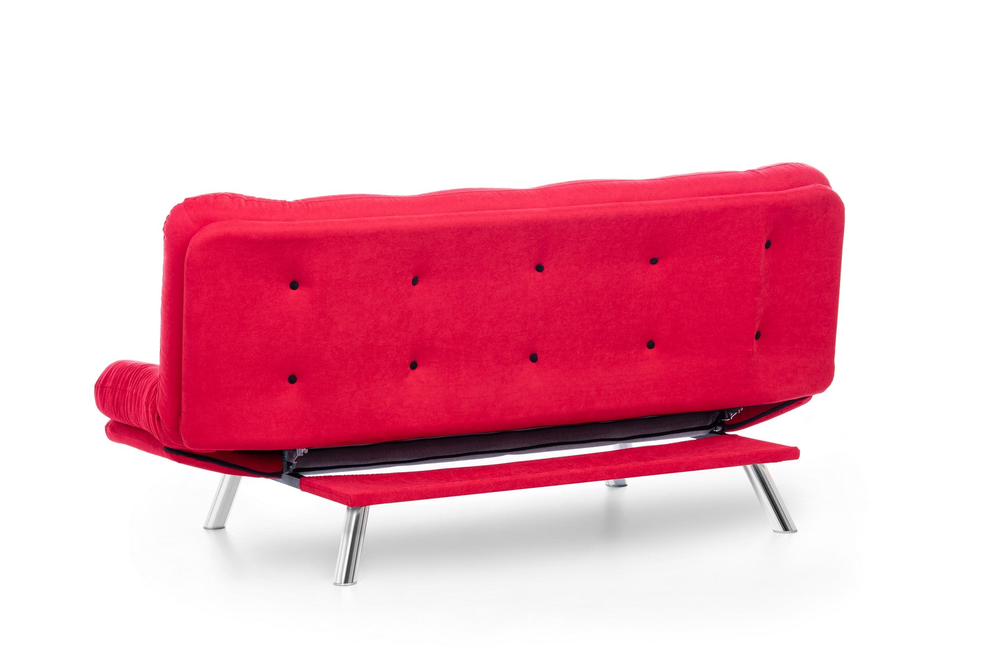 Sofá-cama de 3 lugares-Misa-Vermelho