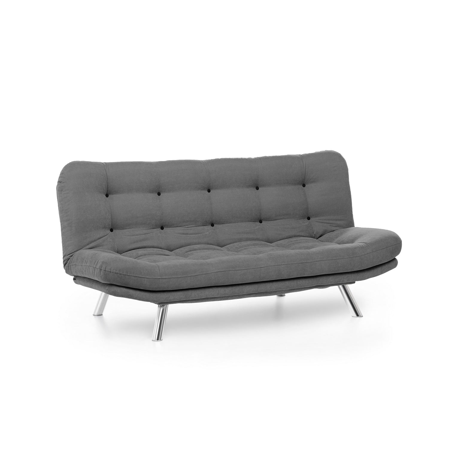 Sofá-cama de 3 lugares-Misa-Cinza