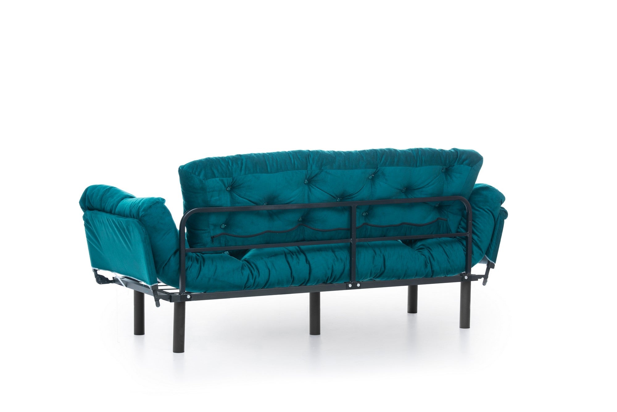 Sofá-cama de 3 lugares-Nitta-Verde Gasolina