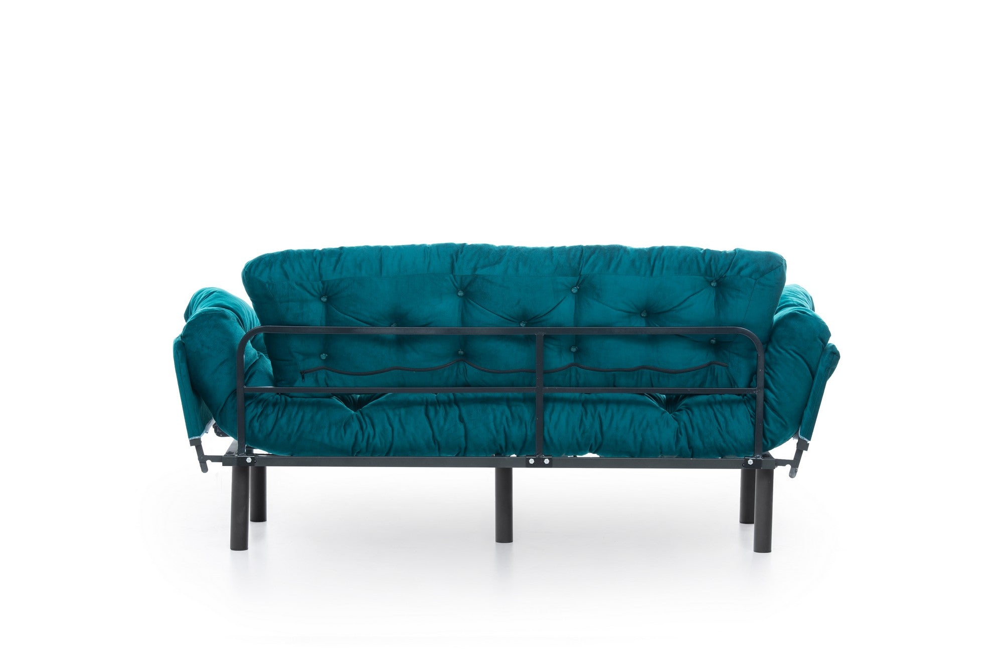 Sofá-cama de 3 lugares-Nitta-Verde Gasolina