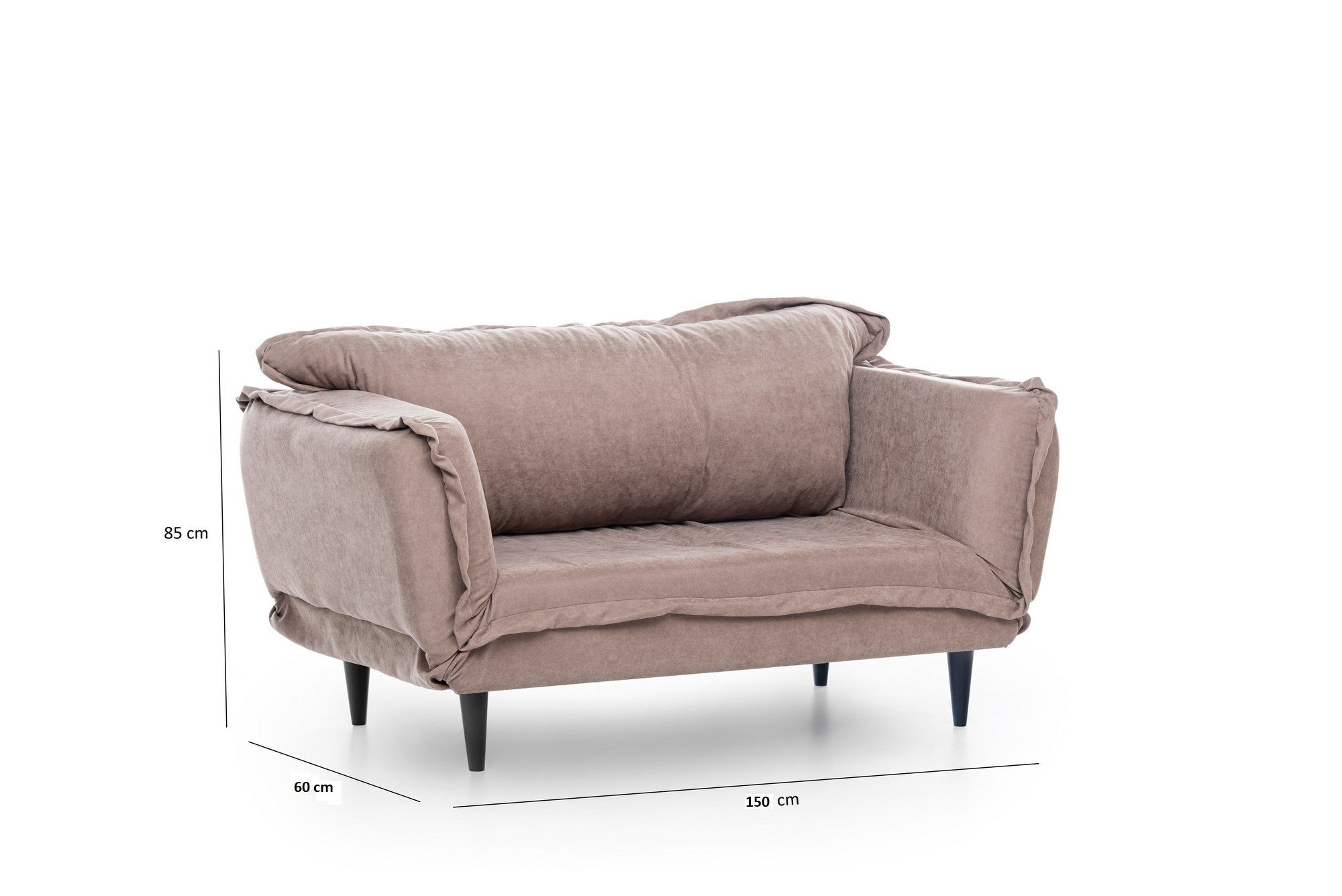 Conjunto de Mobiliário de Sala de Estar Ayla – Nogueira Azul – TV Unit: 160x56,2x35 cm, Prateleira de Parede: 115,8x18,6x20 cm, Armário: 44,2x44,2x25 cm, Mesa de Centro: 105x38,2x60 cm