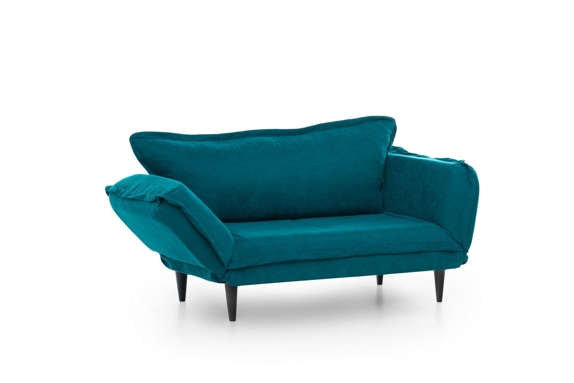 Sofá-cama de 2 lugares-Vino-Verde Gasolina