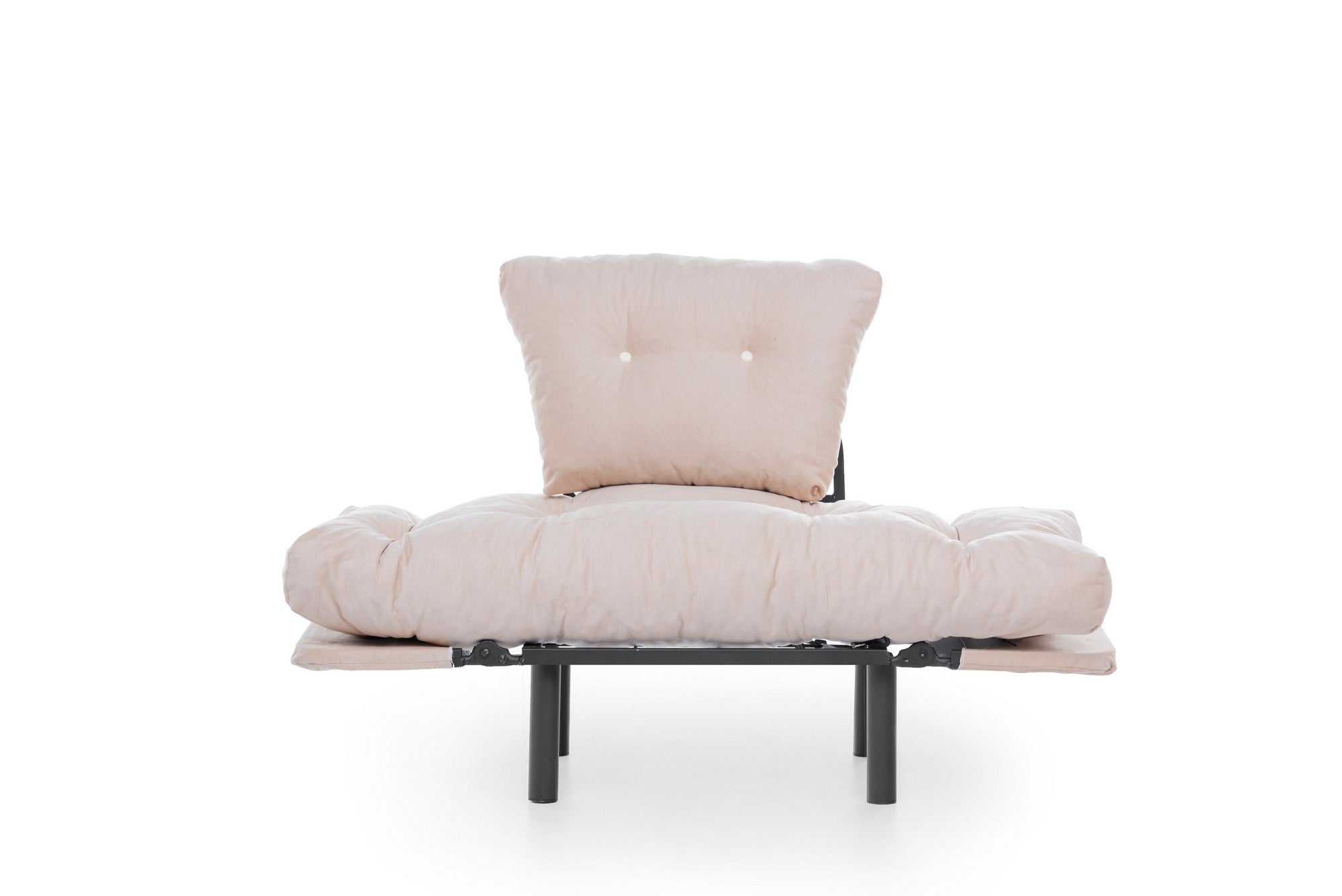 Poltrona moderna – 95 x 85 x 70 cm – Creme – Poliéster