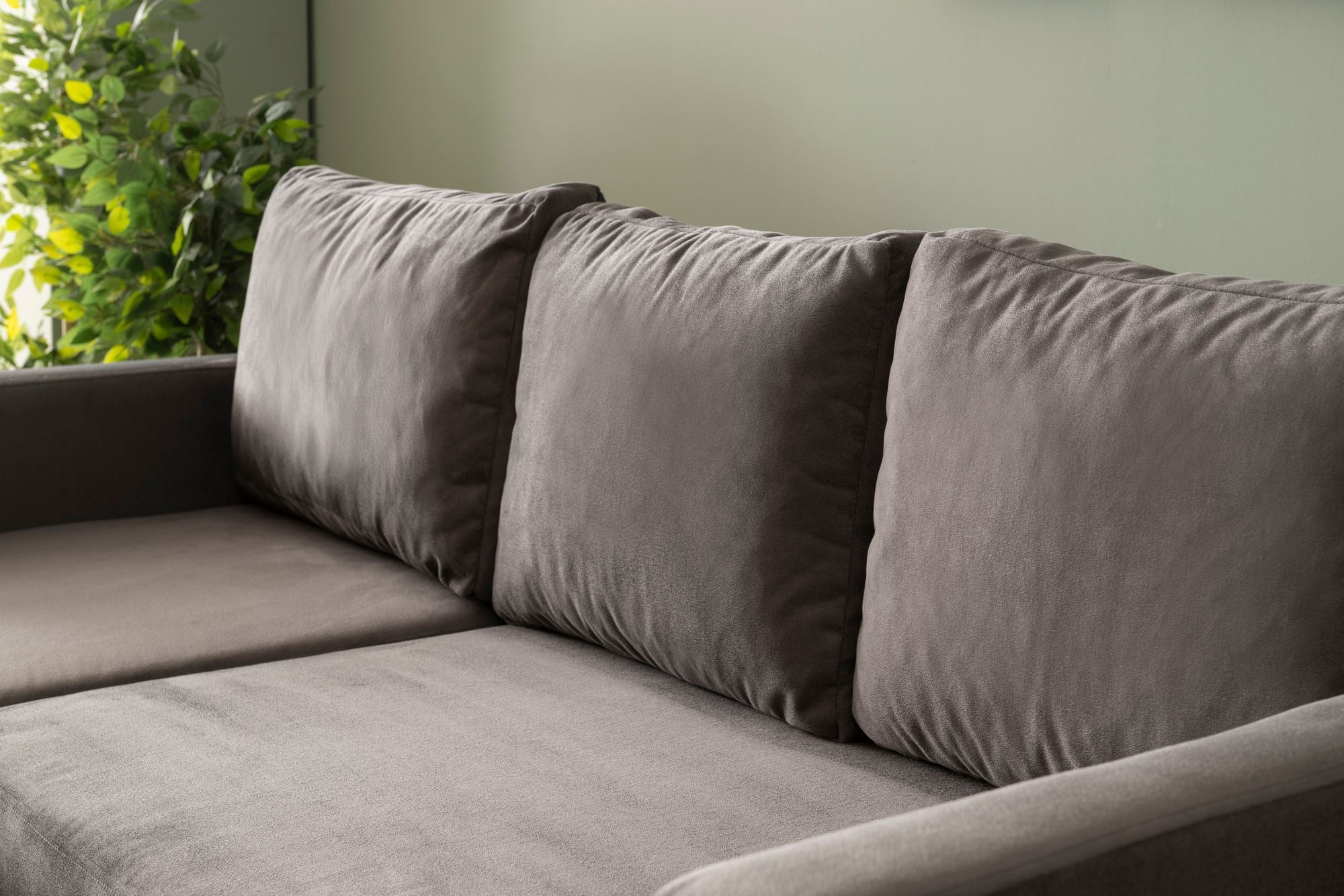 Sofá-cama de canto-Kado-Cinza