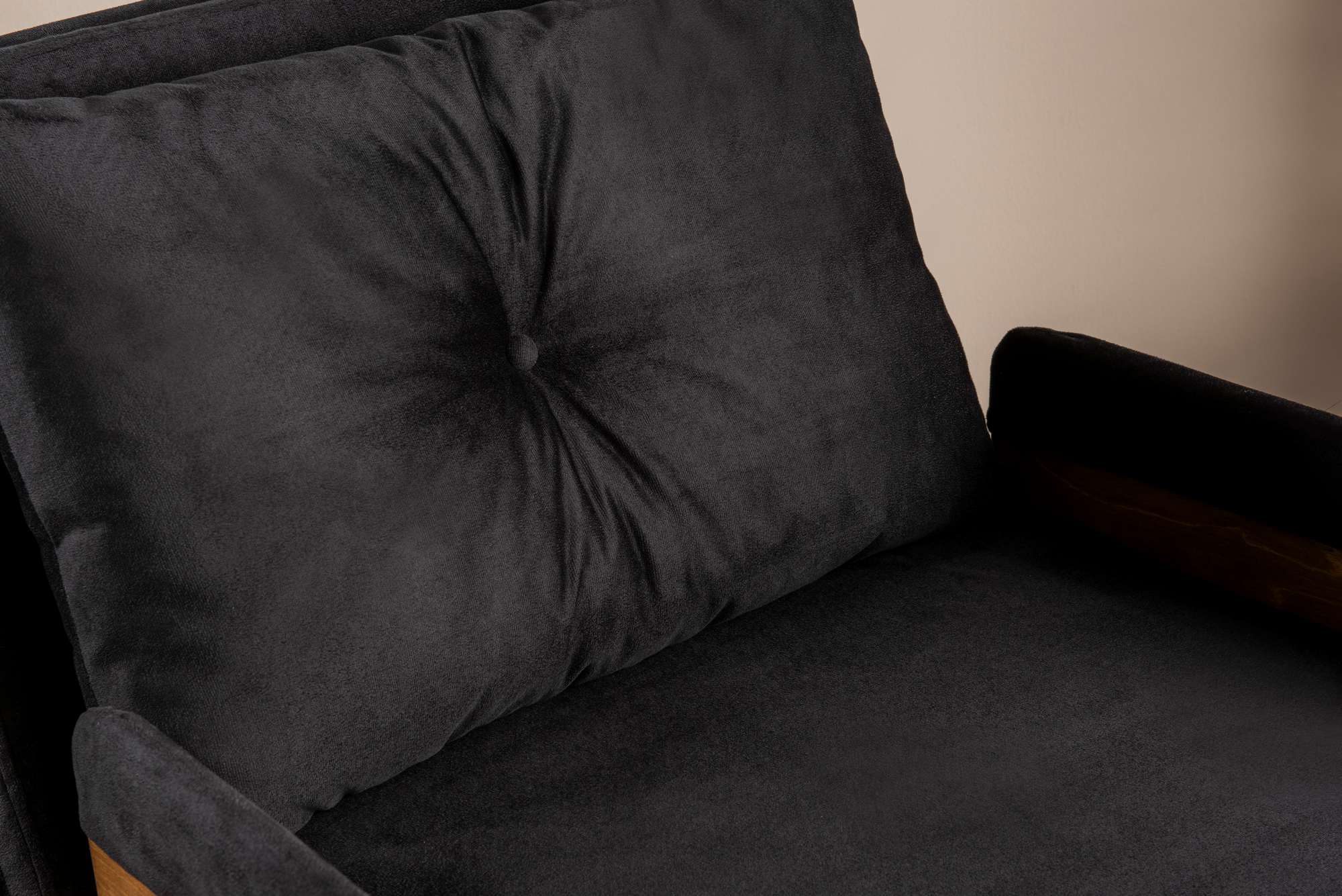 Sofá-cama de 1 lugar-Cosmo-Preto