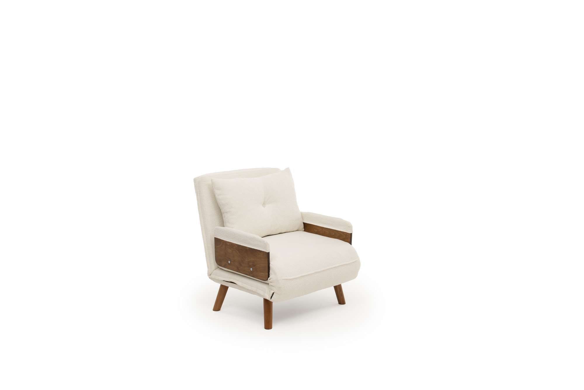 Sofá-cama de 1 lugar-Cosmo-Branco