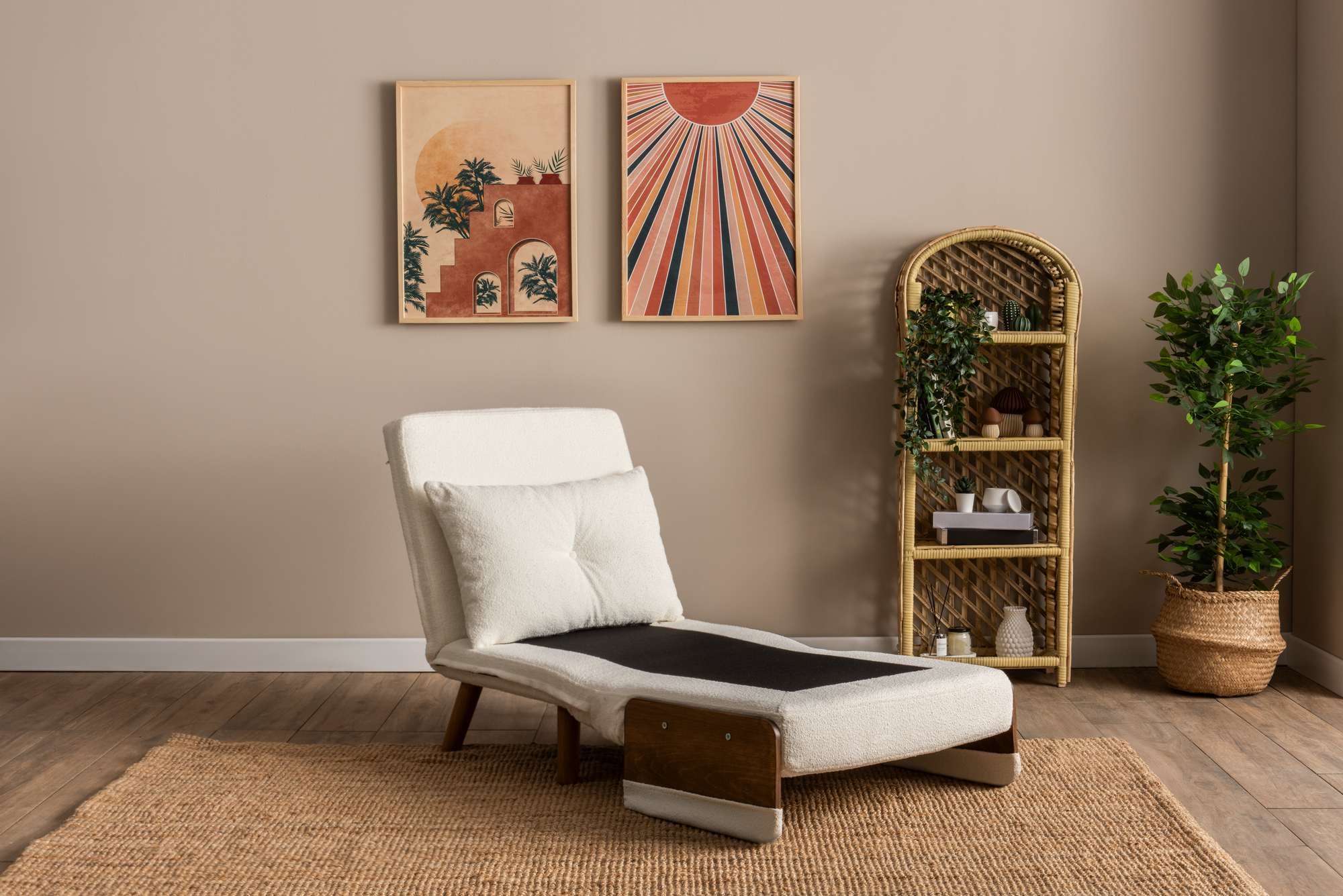 Sofá-cama de 1 lugar-Cosmo-Branco