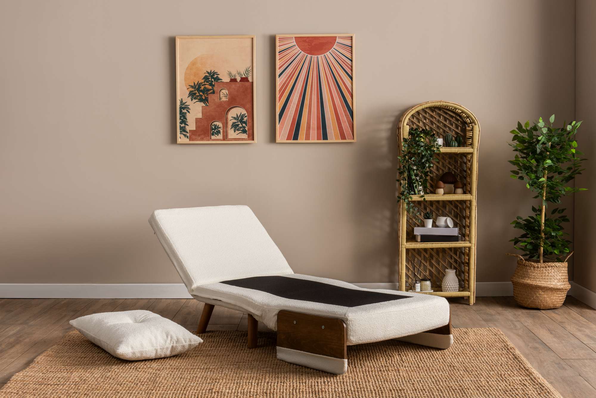 Sofá-cama de 1 lugar-Cosmo-Branco