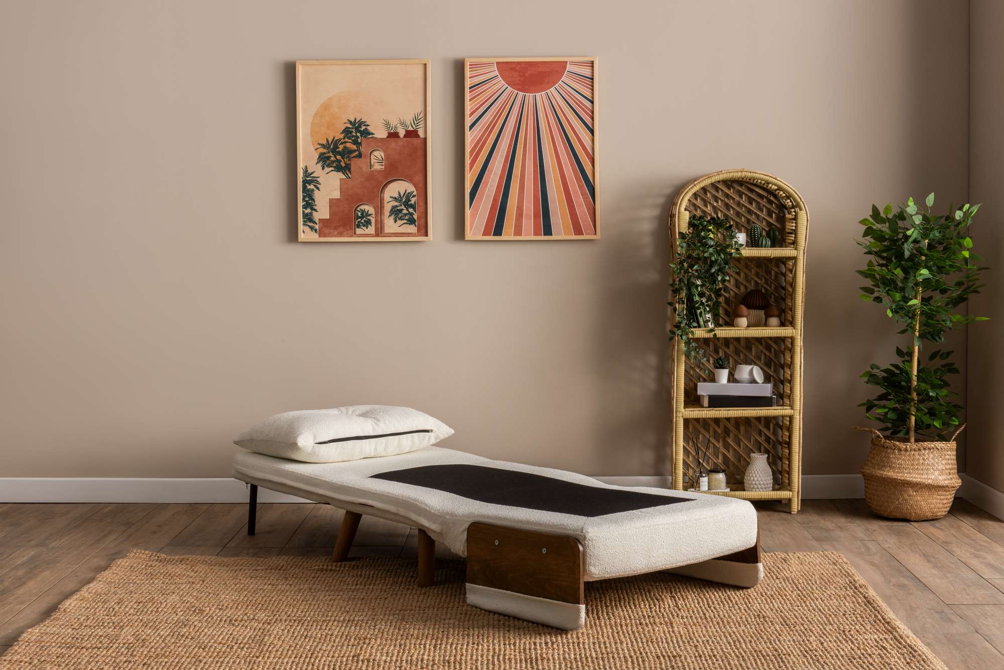 Sofá-cama de 1 lugar-Cosmo-Branco