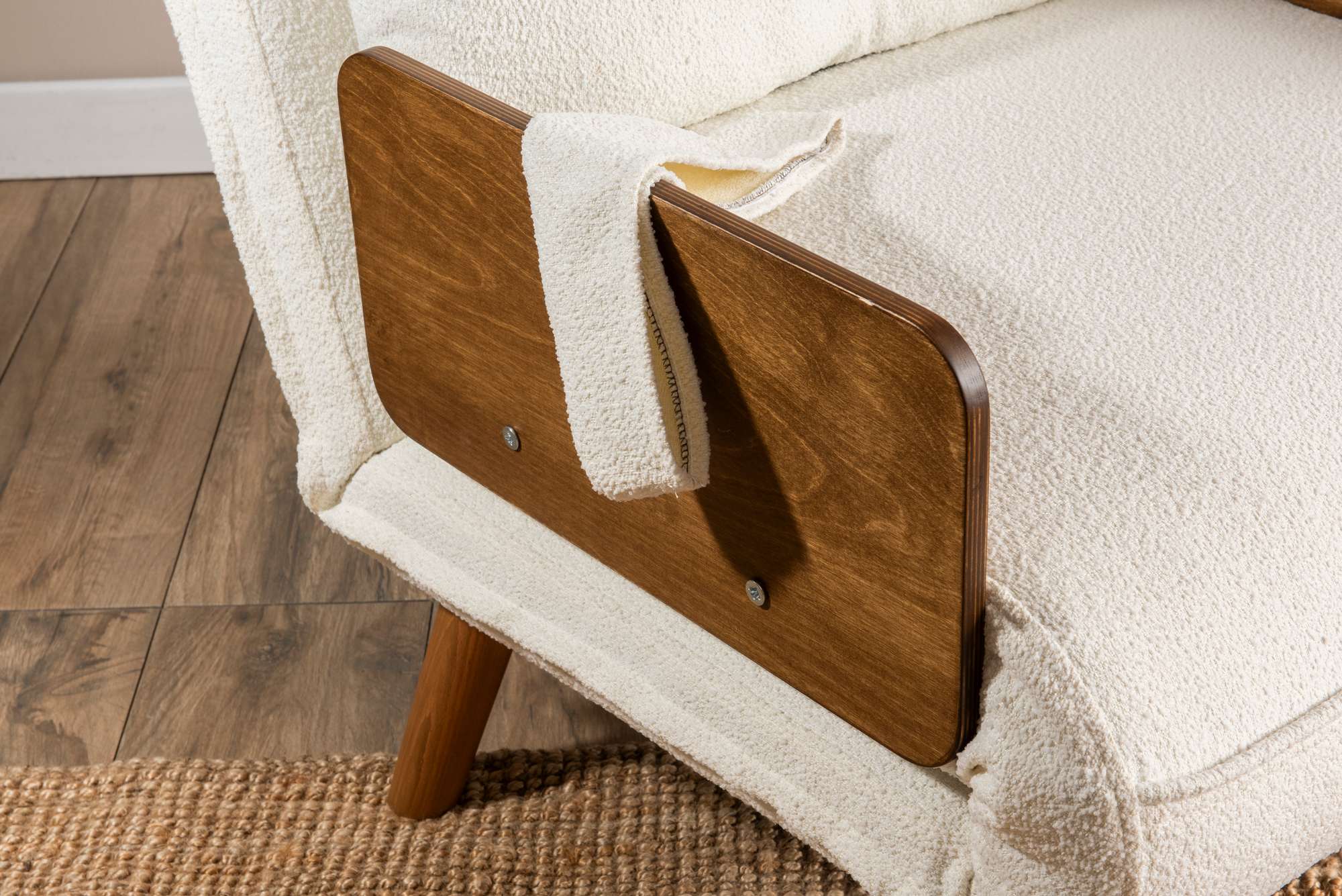 Sofá-cama de 1 lugar-Cosmo-Branco