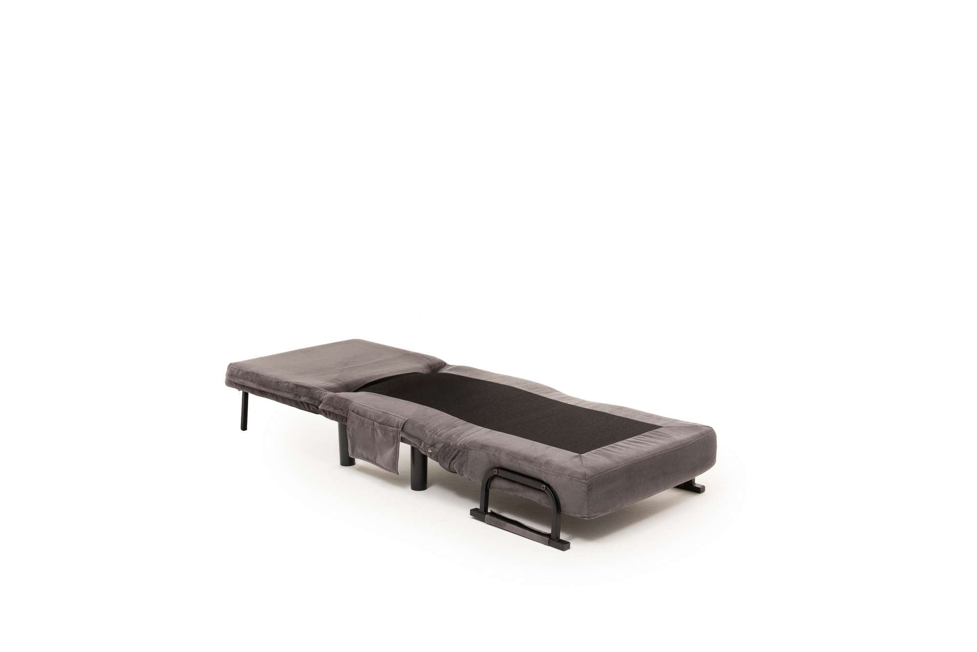 Sofá-cama de 1 lugar-Sento-Cinza