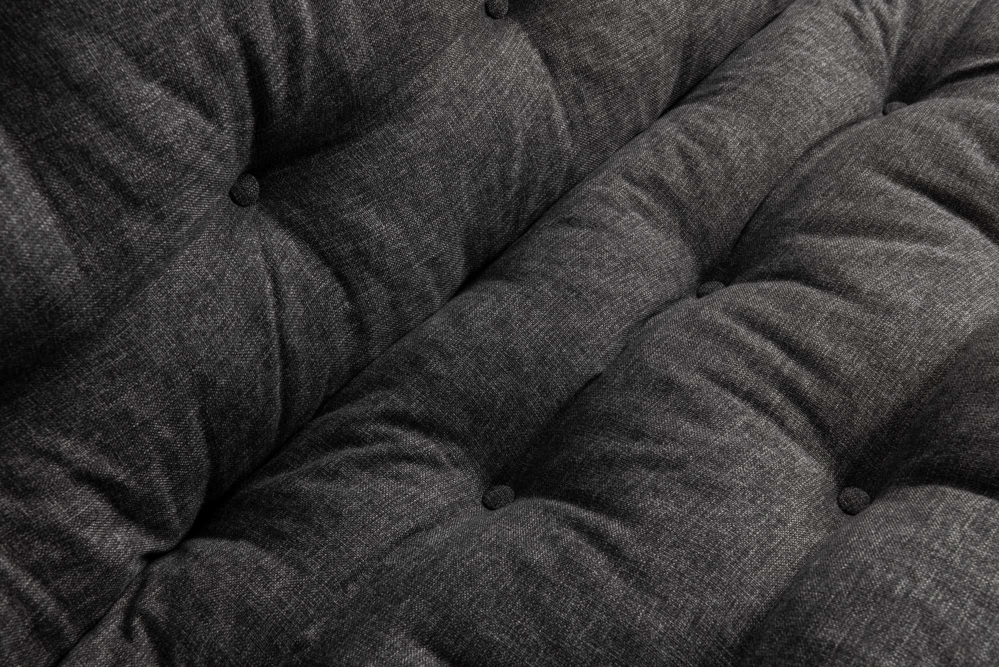 Sofá-cama elegante de 3 lugares, linho cinza escuro, 200 cm | Estrutura 100% metálica, encosto ajustável em 14 níveis, transforma-se em cama (185 x 120 cm) | Conforto e versatilidade modernos