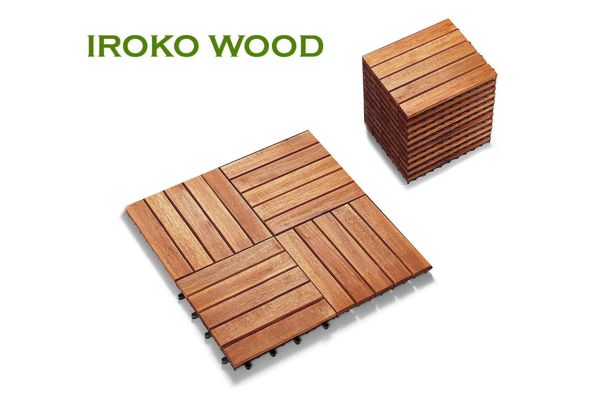 Azulejo de deck-Tile Deck-Marrom