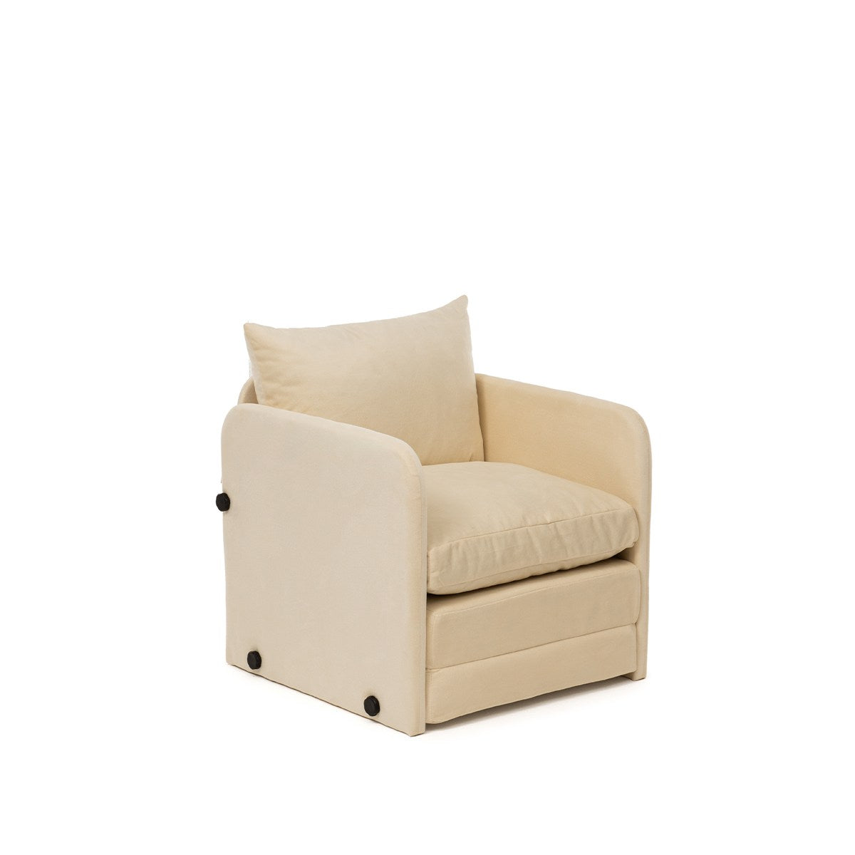Sofá-cama de 1 lugar-Saga-Creme