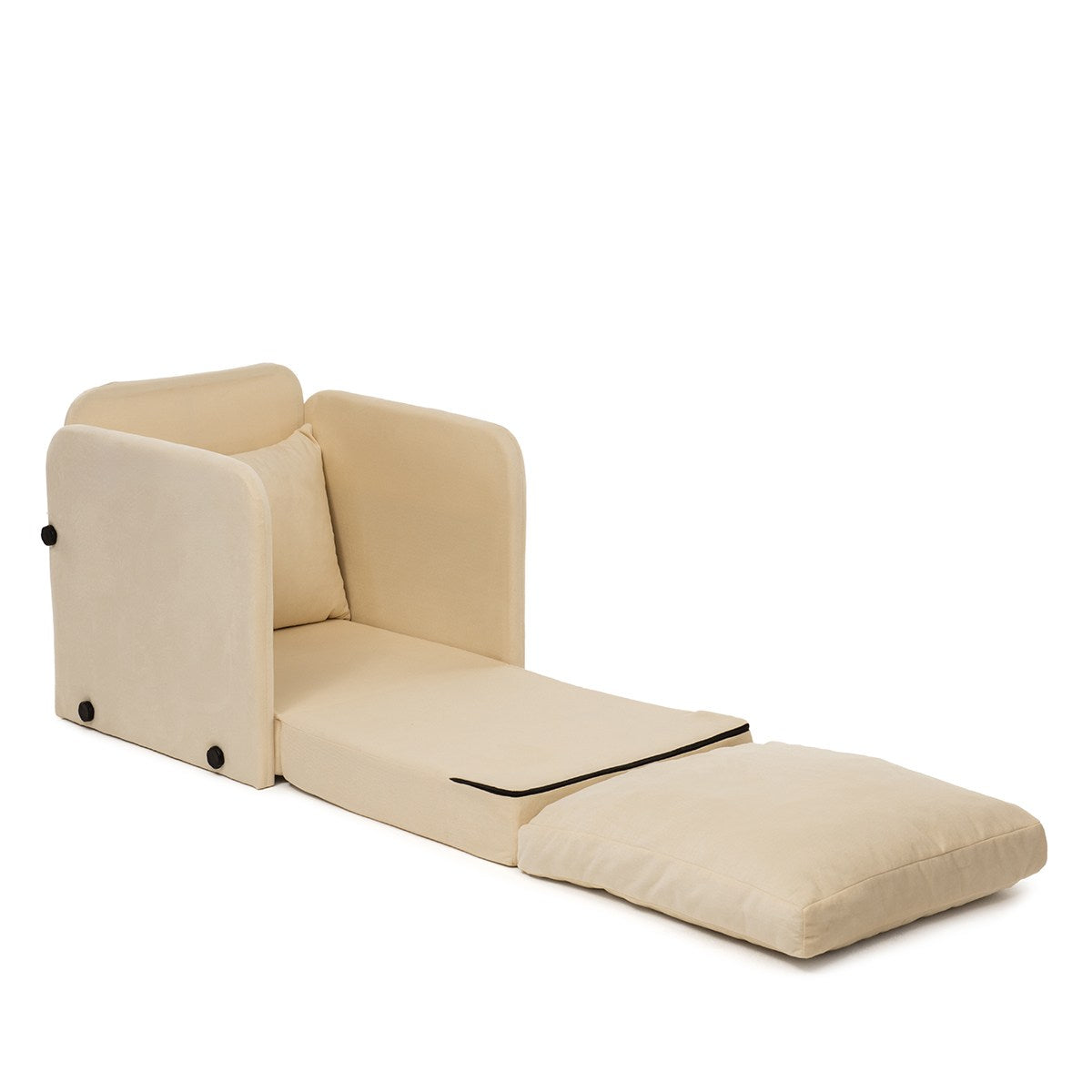 Sofá-cama de 1 lugar-Saga-Creme