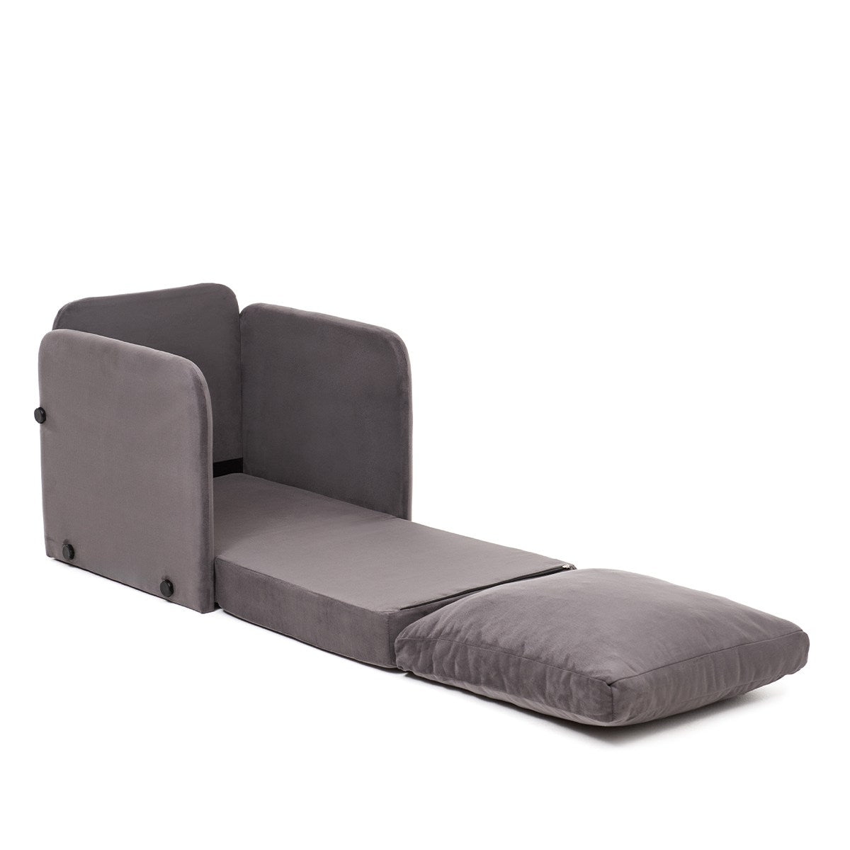 Sofá-cama de 1 lugar-Saga-Cinza