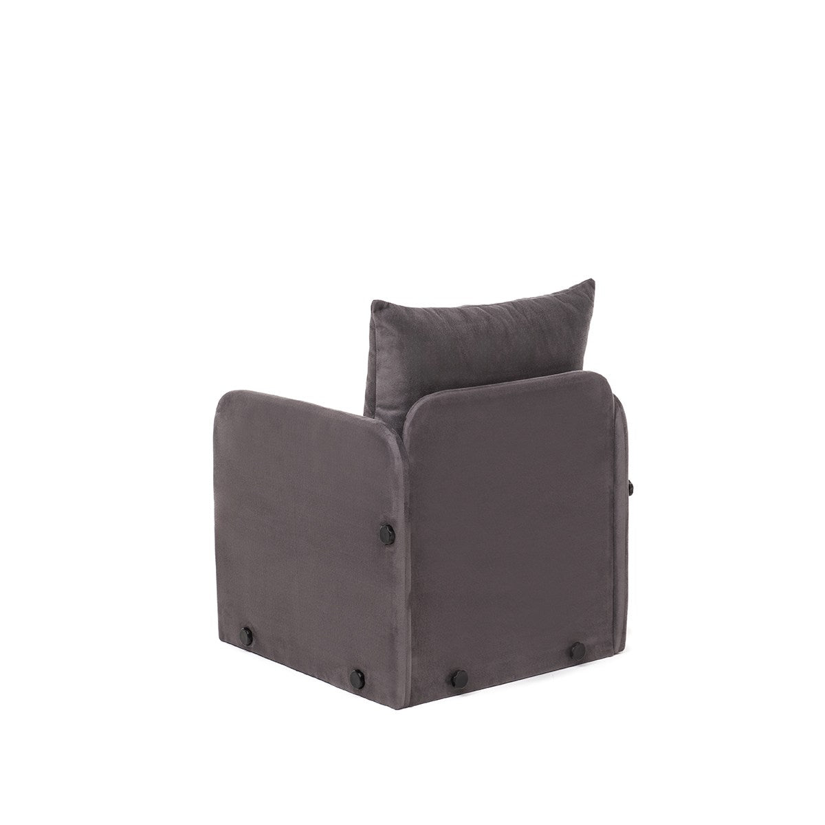 Sofá-cama de 1 lugar-Saga-Cinza