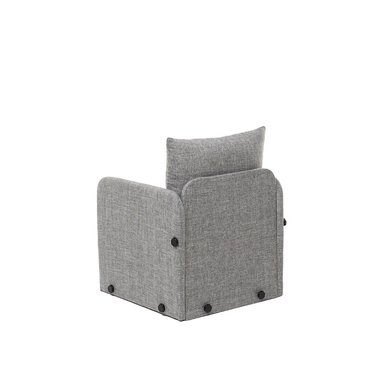 Sofá-cama de 1 lugar-Saga-Cinza claro