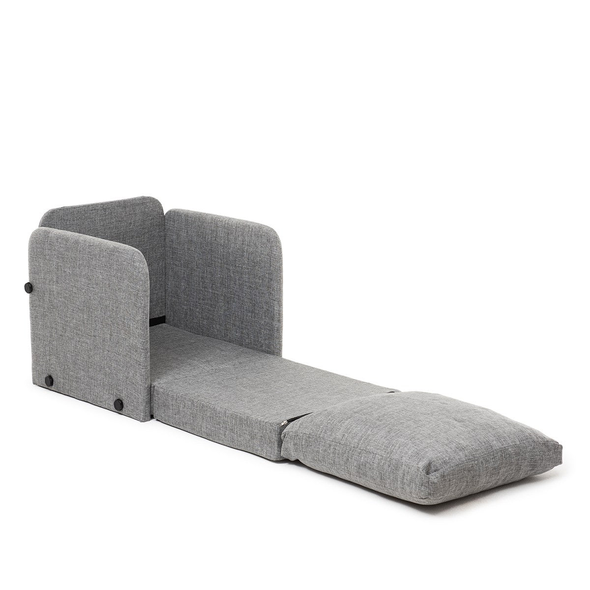 Sofá-cama de 1 lugar-Saga-Cinza claro