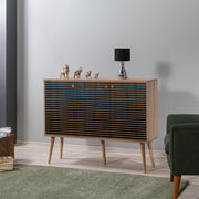 Aparador Moderno – 120 x 90 x 36 cm – Carvalho Sonoma – 100% Melamina