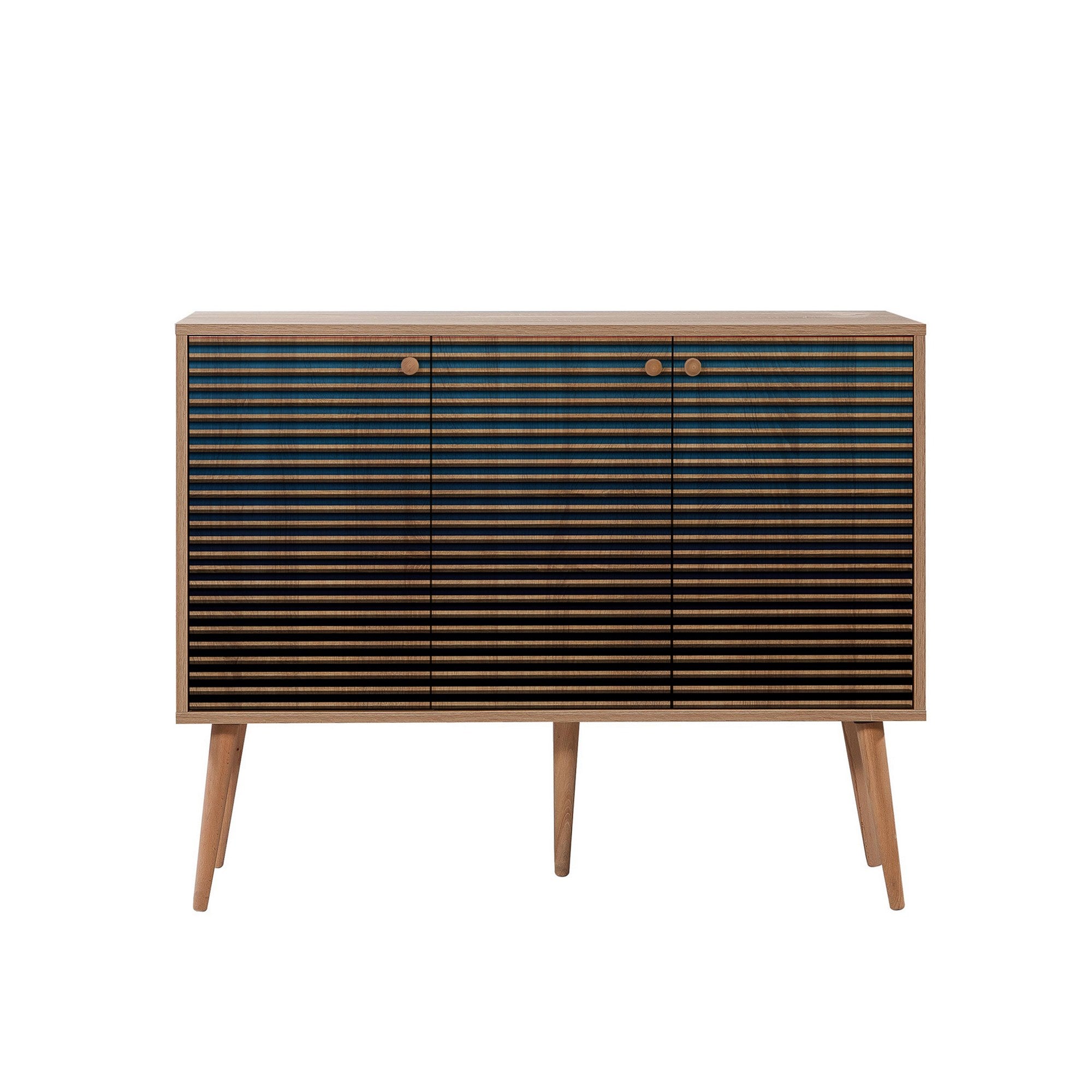 Aparador Moderno – 120 x 90 x 36 cm – Carvalho Sonoma – 100% Melamina